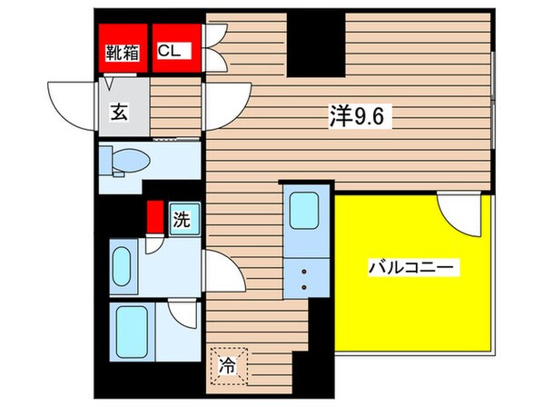 ｳｨﾙﾃﾗｽ森下三丁目の物件間取画像